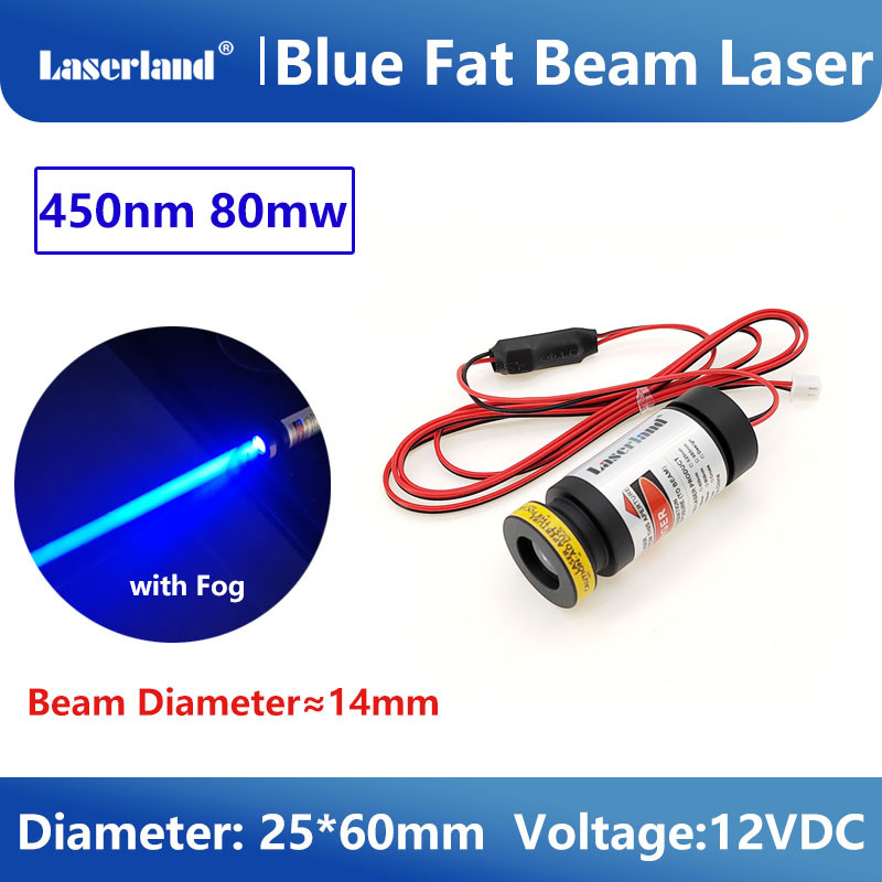 450nm Blue Laser Fat Beam Laser Diode Module for KTV Bar DJ Stage Lighting
