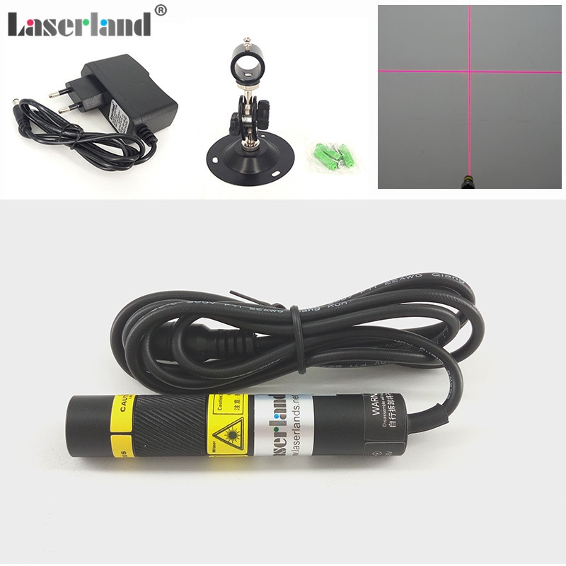 16*88mm 650nm 50mW 150mW Red Cross Laser Module Focusable Glass Lens