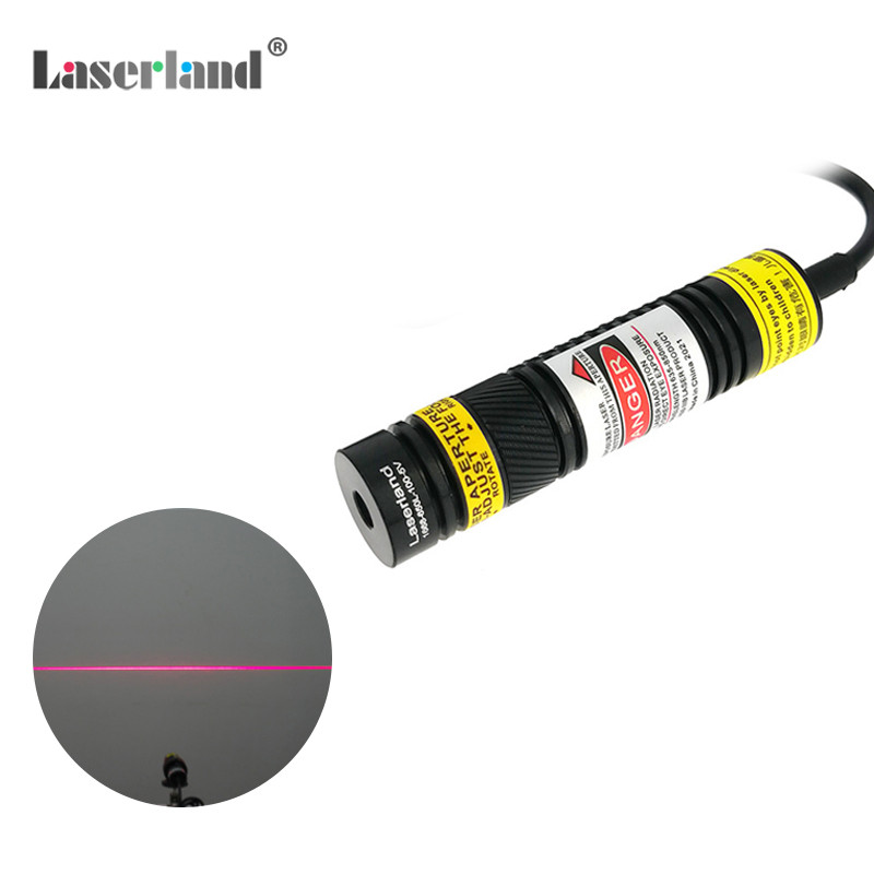 16mm 638nm 150mW Red Line Laser Module for Fabric Cloth Stone Woodworks Alignment