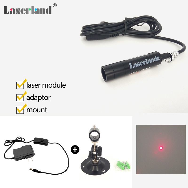 12*55mm 650nm 5mW 10mW 50mW Red Dot Laser Module DC5V Locater Focusable