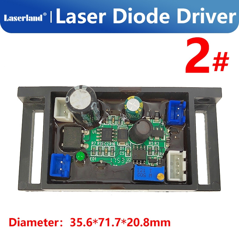 Power Supply Driver 450nm 445nm 473nm Blue Laser Diode TTL 12V 1.2A 50mw-1000mw