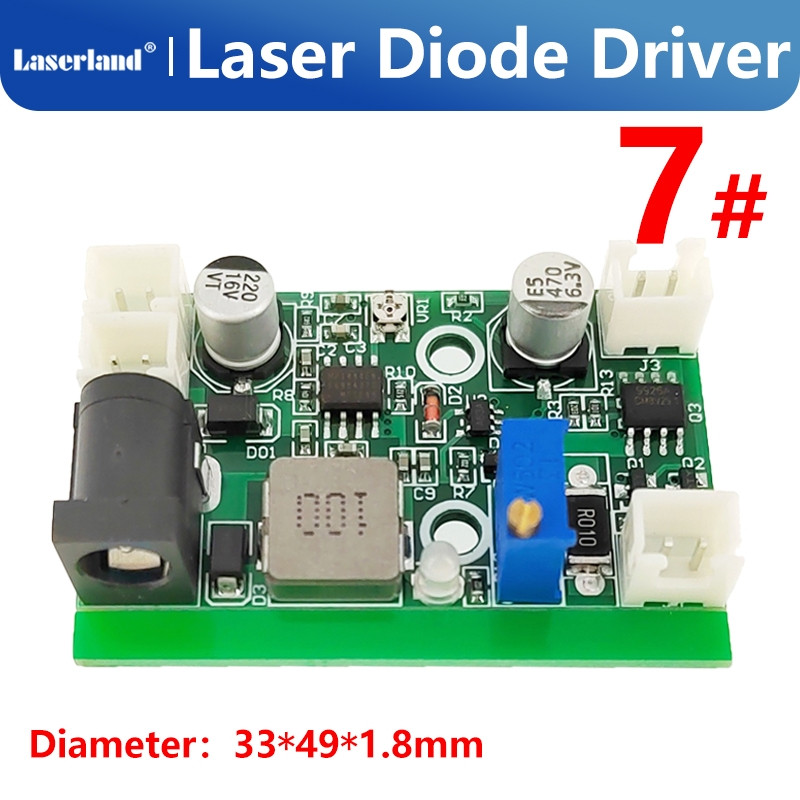 445nm 450nm 520nm Blue Green Laser 12VDC TTL 1W-2W Laser Diode Driver Power Supply