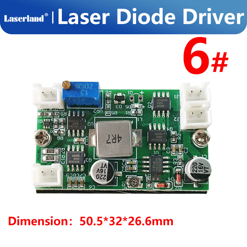 445nm 450nm 520nm Blue Green Laser 12V 3.5-4.5W Lower Voltage Constant Current Power Supply Driver Board with TTL