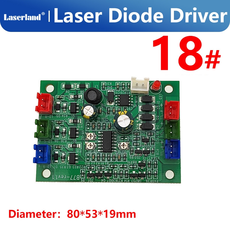 RGB White Laser Diode Module 520nm 450nm 638nm Red Green Blue Laser Drive Circuit 300mW TTL Light Combining