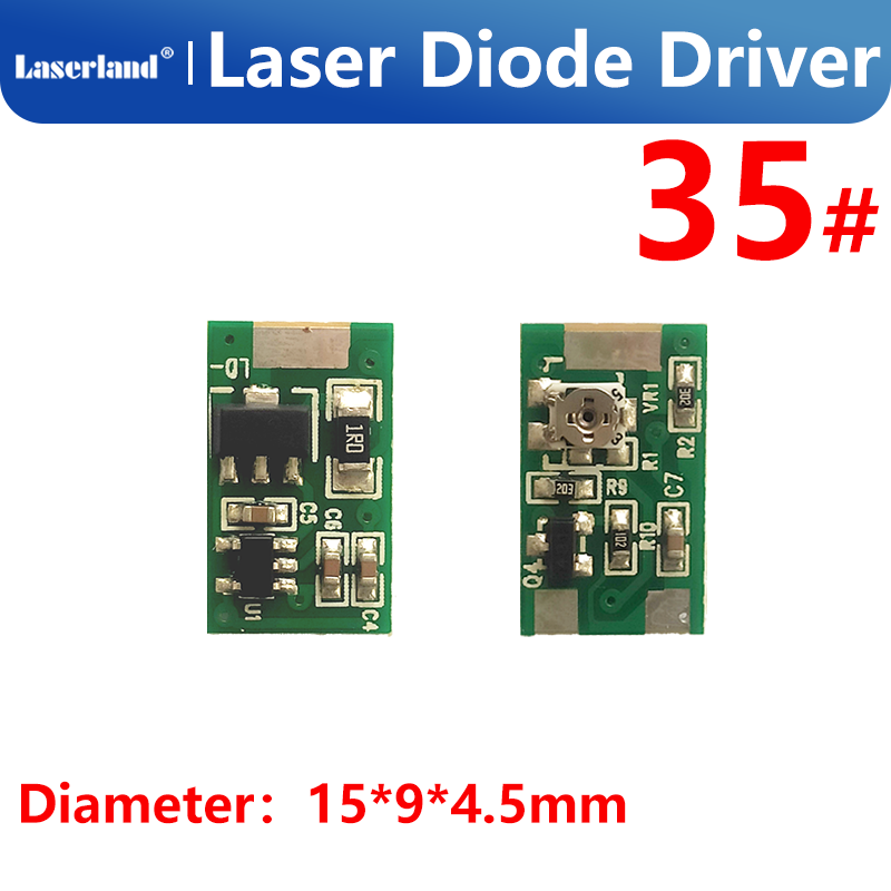 3-5VDC 10mA-300mA 200mW Adjustable Laser Power Laser Diode LD Diver Circuit Board Power Supply ACC