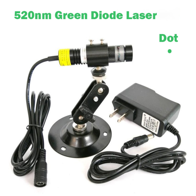 1668 510nm 515nm 520nm 30mW 80mw Dot Green Laser Diode Module