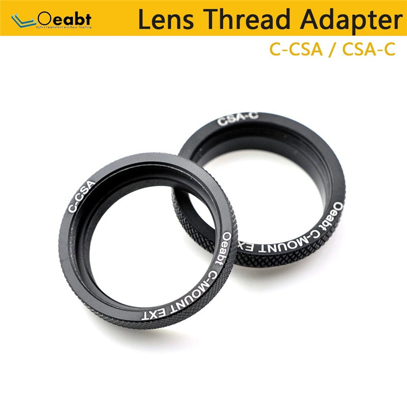 C-CSA C-mount Adapter CCD Camera Lens Adapter SM1 Thread Adapter Sleeve 1 Inch Base Optics for Optical Experiment Research