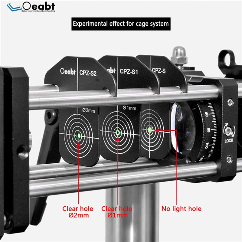 CPZ-S/CPZ2-S Series Cage Alignment Plate Laser Alignment Target 30mm 60mm Coaxial System Alignment Laser Target Brand Research