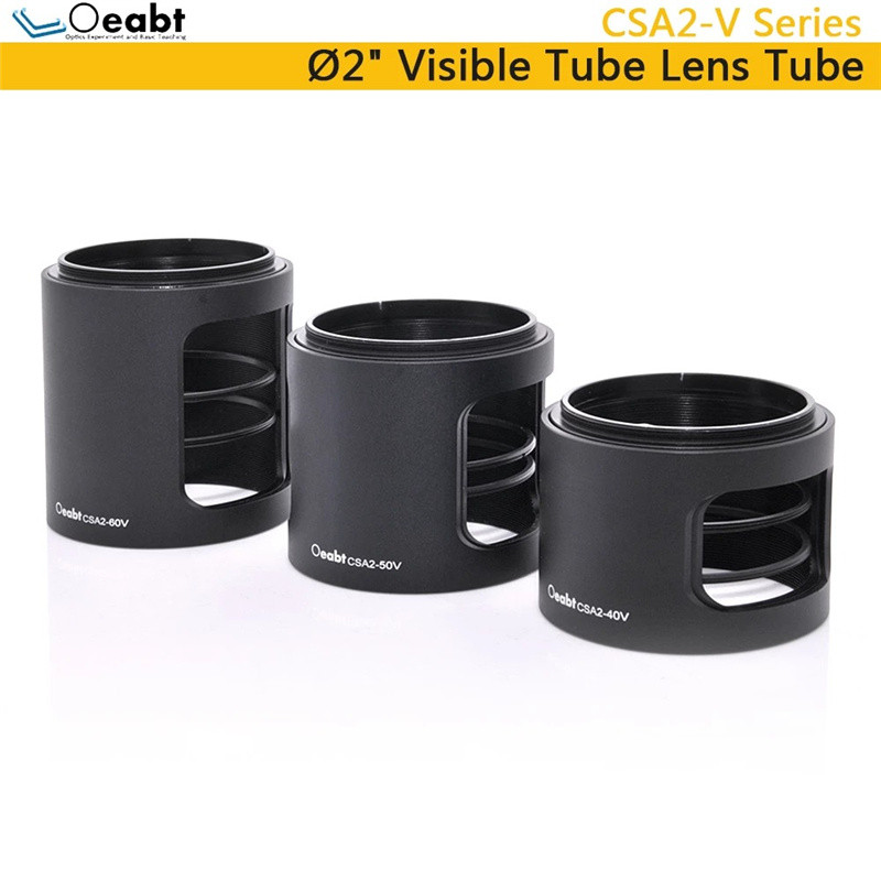 CSA2-V Series 2 Inch Visible Tube Lens Tube SM2 Lens Tube Coaxial Optical Lens Shading Tube Experiment