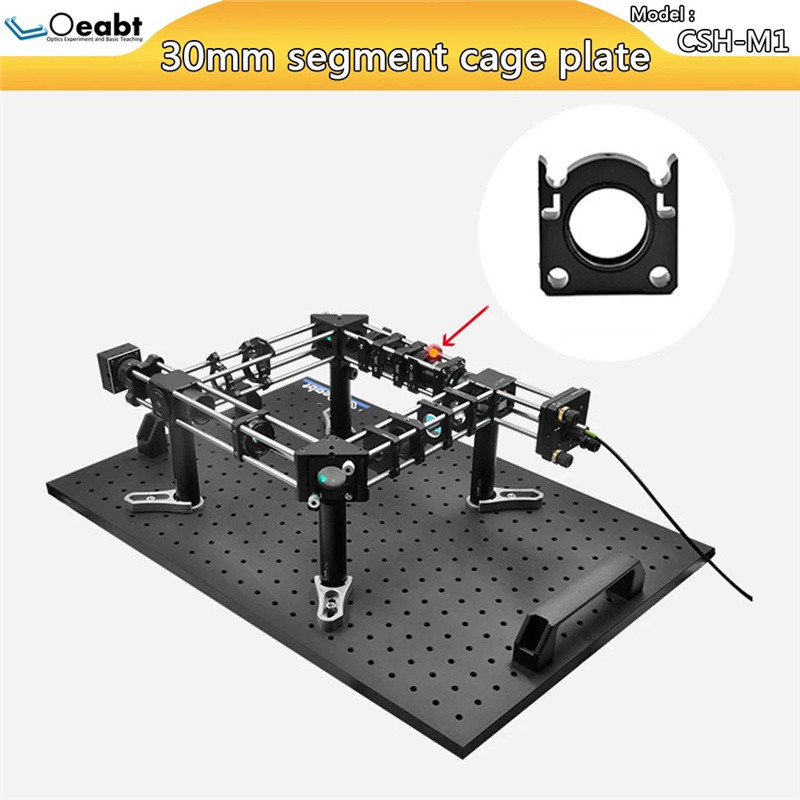 CSH-M1 Removable Cage Plate 30mm Cage Plate Frame Quick Release Optical Element Mount for Cage System Optical Experiment