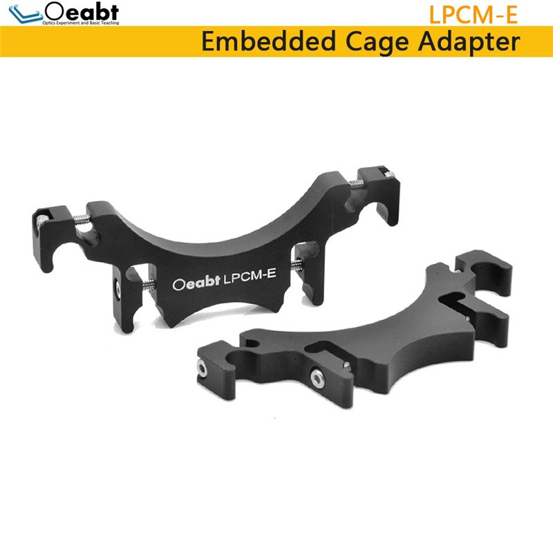 LPCM-E Embedded Cage Adapter 60 to 30mm Adapter Plate Fixing Clip Cage Rod Adapter Cage System Optical Experiment Aluminum