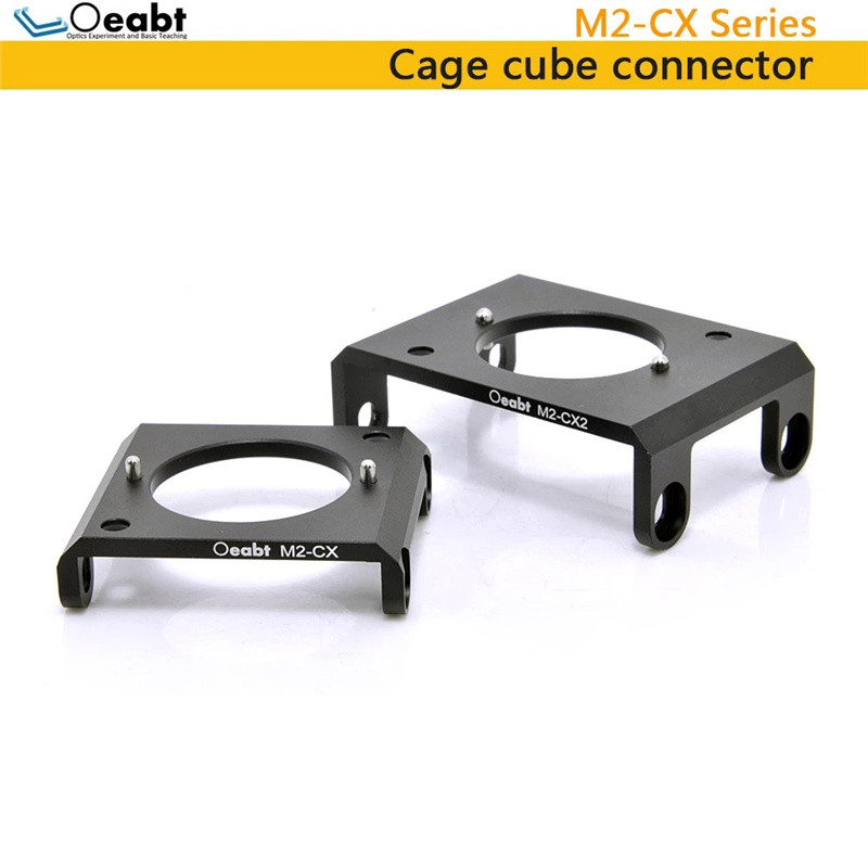M2-CX Cage Cube Connector 30mm Cage System Fixing Block Aluminum Right Angle Parts Optical Mechanical Components Experiment