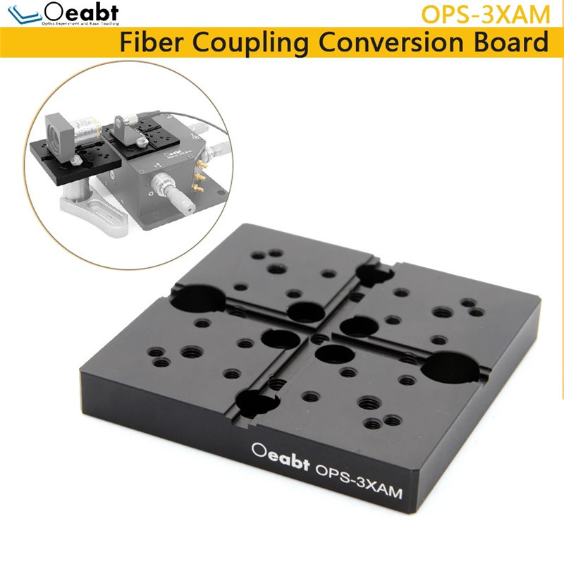 OPS-3XAM Fiber Coupling Conversion Board Fiber Conversion Board Bottom Plate Top Plate Optical Scientific Research Experiment 