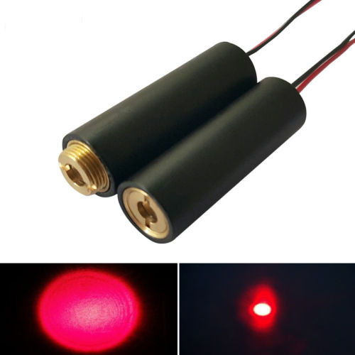 5pcs 10*30mm 650nm 5mW Red Dot Focusable Laser Module