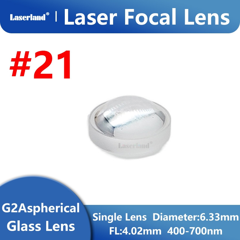 G2 D=6.33mm FL=4.02mm G7 D=7mm FL=8mm 400-700nm Glass Collimation Focal Lens for RGB Laser #21