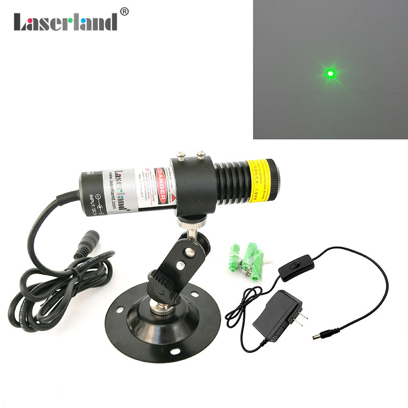 22*100  515nm 10mw Green Laser Dot Module for Cutting Engraving Machines 