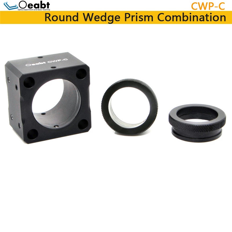 CWP-C Round Wedge Prism Mounting Combination Wedge Angle Lens Holder Wedge Angle Prism Mount Beam Control for Optical Experiment