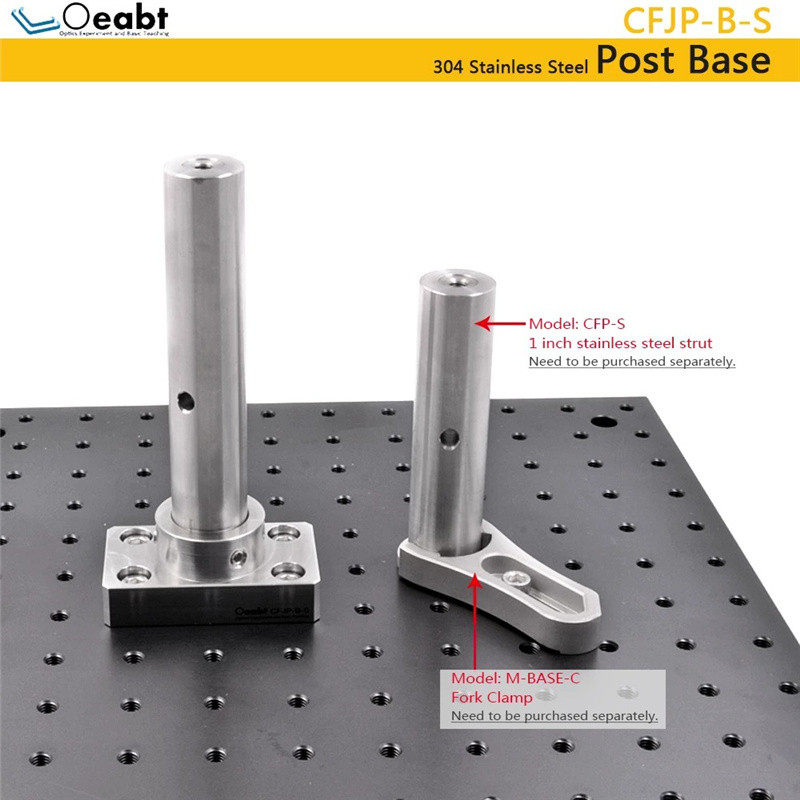 CFJP-B-S Post Base Fixed Bracket Connecting Rod Platform Pressure Block Stainless Steel Optical Experiment