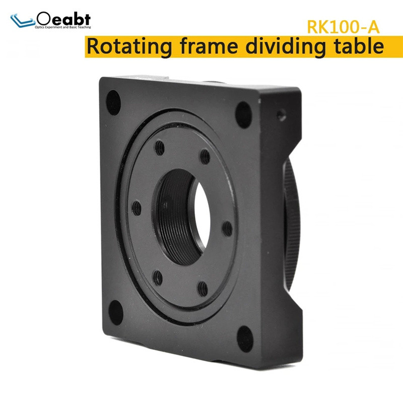 Oeabt RK100-A Rotating Frame 360 Degree Indexing Table Polarizer Wave Plate Optical Laboratory Lens Holder Platform