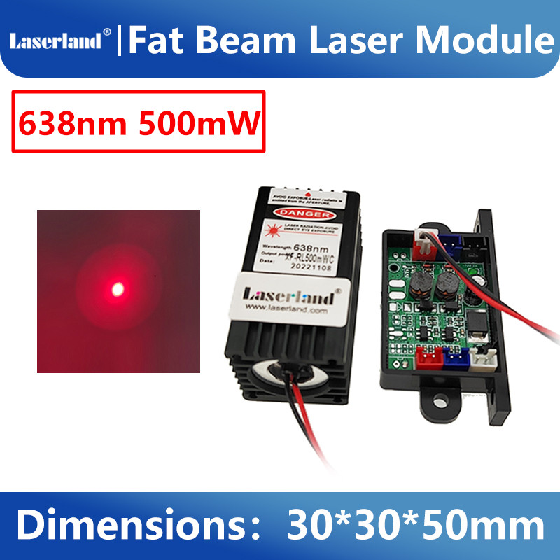 638nm 500mw Fat Beam Laser Head Infrared Laser Modul Stage Module Laser Tube