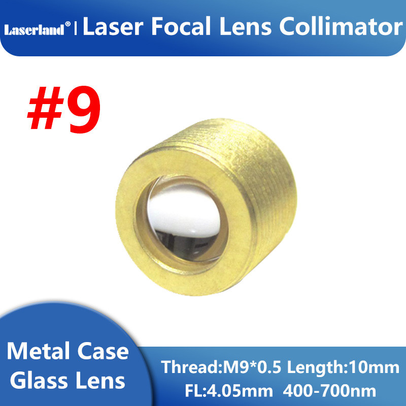 400-700nm G2 Focal Lens Collimation Glass for RGB Laser M9/P0.5 Frame #9