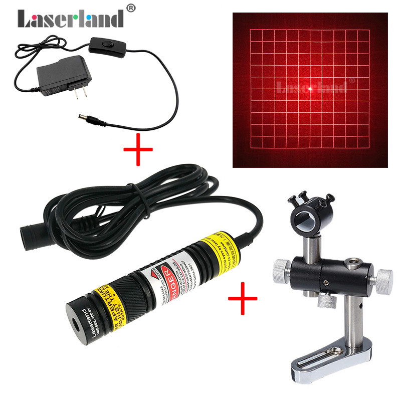 650nm 10*10mm Grid Red Light Grating Laser Module
