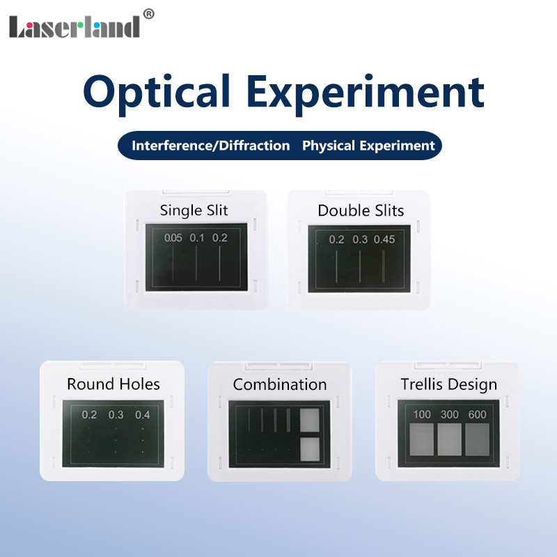 Optical Physical Experiment Single Slit/Double Slits Interference Diffraction Grating Sheet Optics Elements
