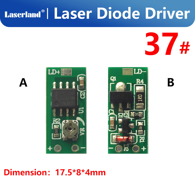 ACC Laser Diode Driver PCB Circuit Power Supply Board 3-5VDC Constant Current for Low Power Red IR Laser