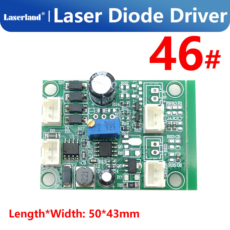 ACC Constant Power Laser Diode Driver Board with TTL 400-650nm 100mW-200mW