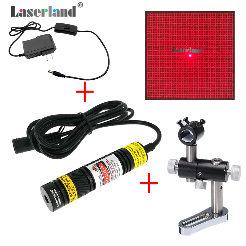 16*68 650nm 5mW 100mW 50*50 Grid Red Light Grating Laser Module 3D Structural  Source