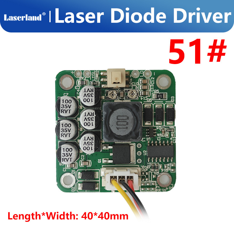 405nm 445nm 450nm 520nm 638nm High Power Laser Diode Driver Board with TTL/PWM with Fan
