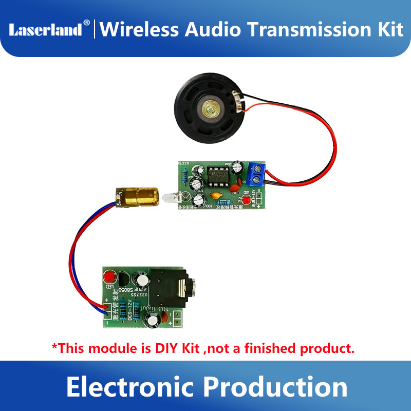 DIY Laser Wireless Audio Transmission Circuit Kit for Electronic Experiment Welding Learning