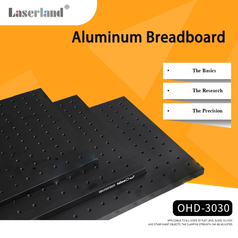 Optical Flat Aluminum Porous Fixed Scientific Research-Grade Optical Breadboard Experimental Solid Aluminum Platform 