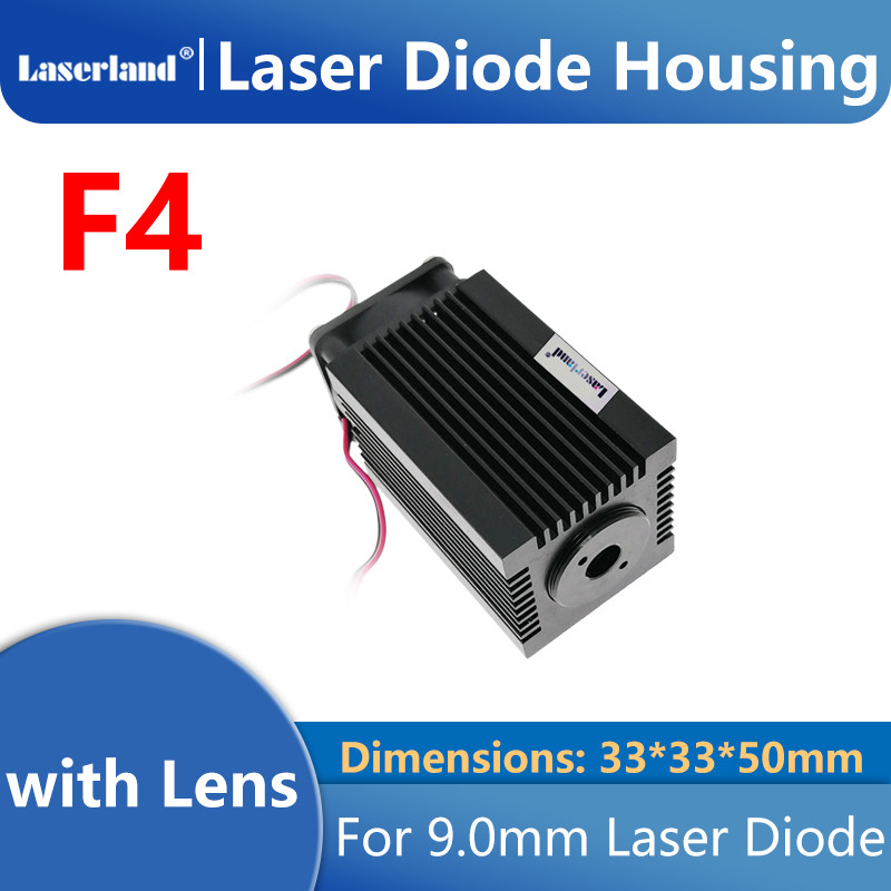 Focusable Housing/Case/Heatsink for 9.0mm TO5 Laser Diode LD Module Plastic Lens Fan 3350