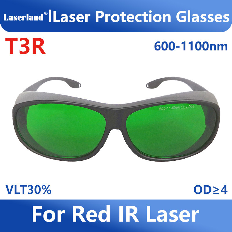 T3R 660nm 808nm 980nm 1064nm OD8+ Laser Safety Glasses Protective Goggles