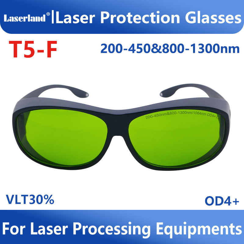 T5-F 980nm 1064nm ND: YAG 1070nm 1080nm 1100nm Fiber Laser OD4+ IR Infrared Protection Glasses Safety