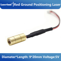 5V Red Laser Positioning Light Line Scribing Meter 650nm Red Ground Laser Module