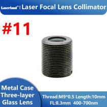 Collimating Lens Collimator Glass for 405nm 445nm 450nm Blue Laser Diode M9/P0.5 F=8.3 #11