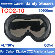 CO2 Laser Protective Goggles Safety Glasses Eyewear OD6+ Big Frame TCO2S10