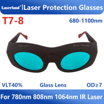 T7-8 OD7 680nm-1100nm Infrared IR Laser Protective Glasses Safety Glasses Goggles