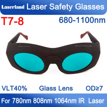 T7S8 OD7 680nm-1100nm Infrared IR Laser Protective Glasses Safety Glasses Goggles