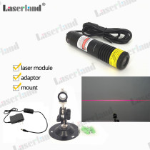 IP65 Water-proof Dust-proof 22*100 powell lens 110 degree Red 650nm 100mw Laser Line Module for Machine Vision use