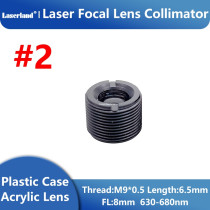 Collimating Lens with M9/P0.5 Frame for 600nm-1100nm Red IR Laser Diode #2