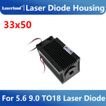 Housing/Case/Heatsink 5.6mm TO18 Laser Diode LD Red IR Infrared Glass Lens Fan 3350