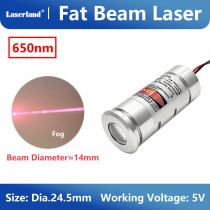 25mm 650nm 100mW Red Dot Fat Beam Laser Module KTV Bar DJ Stage Lighting