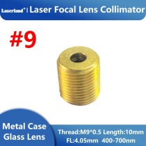 400-700nm G2 Focal Lens Collimation  Coated Glass  f RGB Laser M9/P0.5 Frame #9