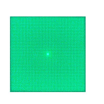 16*68 520nm 5mW 50*50 Green Grid Grating Laser Module 3D Structural Light Source