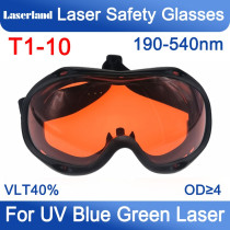 T1S10 190-550nm Laser Protective Goggles CE OD6+