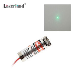 1235 Low Temp Use Focusable 510nm 10mW Green Dot Laser Diode Module 