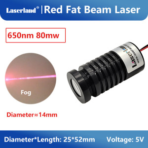 635nm 650nm Red Laser Fat Beam Laser Diode Module for KTV Bar DJ Stage Lighting